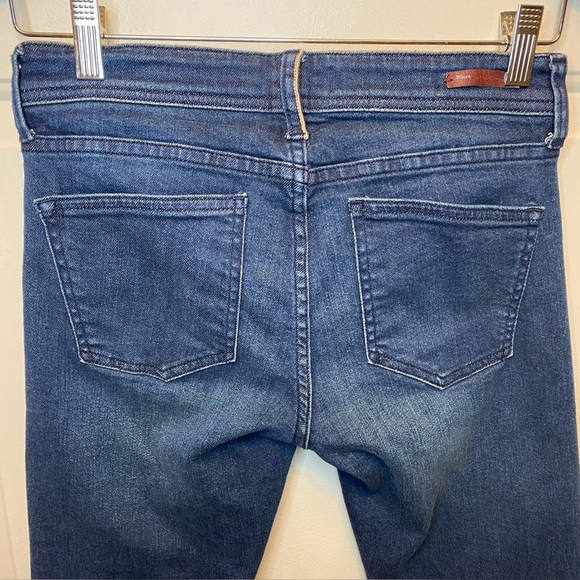 Pilcro and the Letterpress Slim Straight Jeans Stretch Blue Denim Sz 26 - Picture 4 of 16